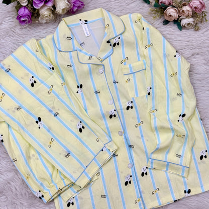 Full Sleeve Baby Yellow PJ Set (2pc)