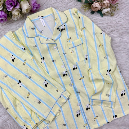 Full Sleeve Baby Yellow PJ Set (2pc)
