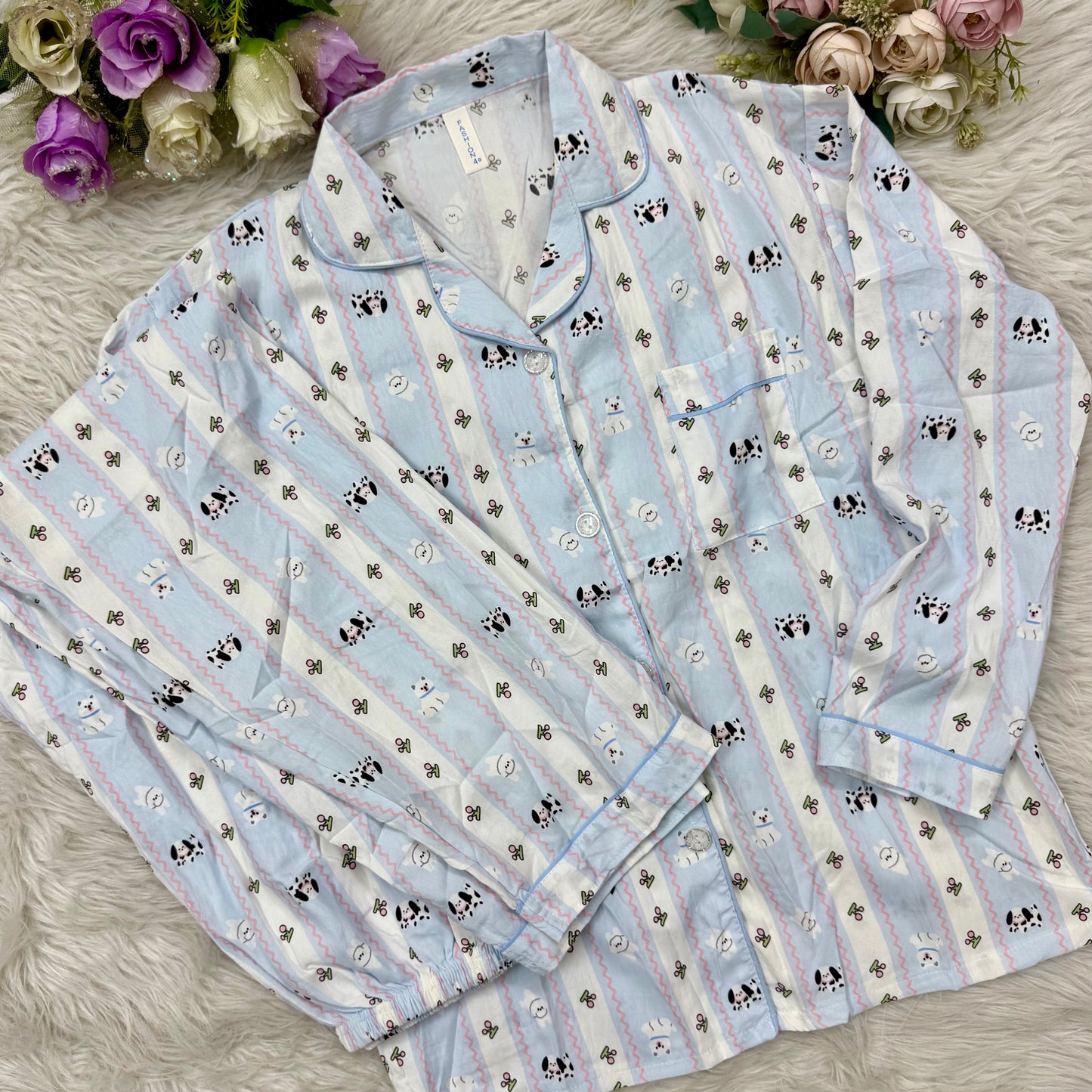Full Sleeve Tommy PJ Set (2pc)